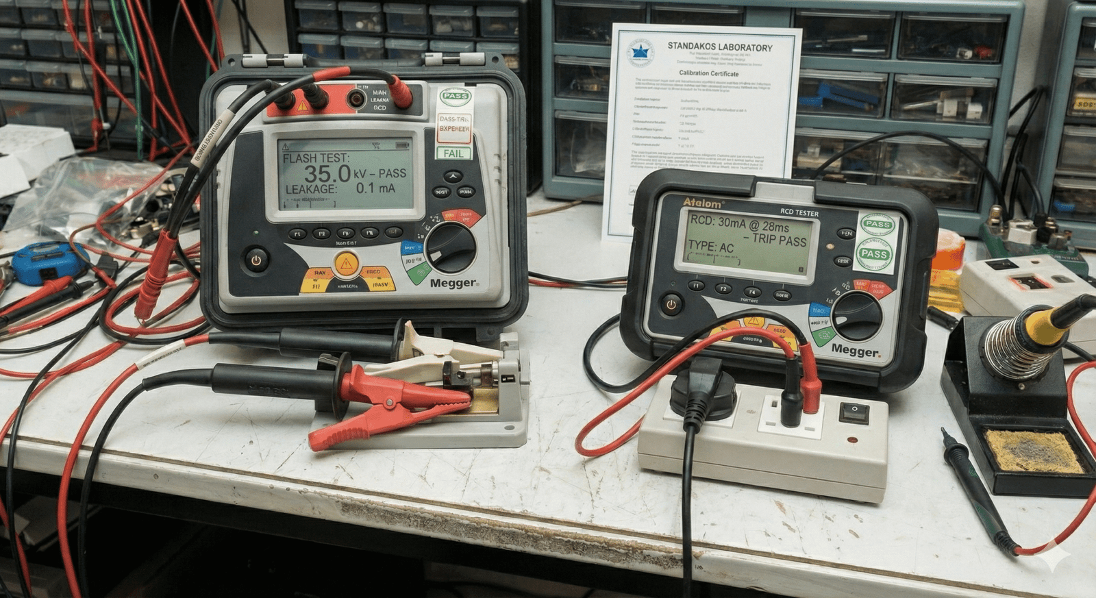 High Voltage Flash Testing